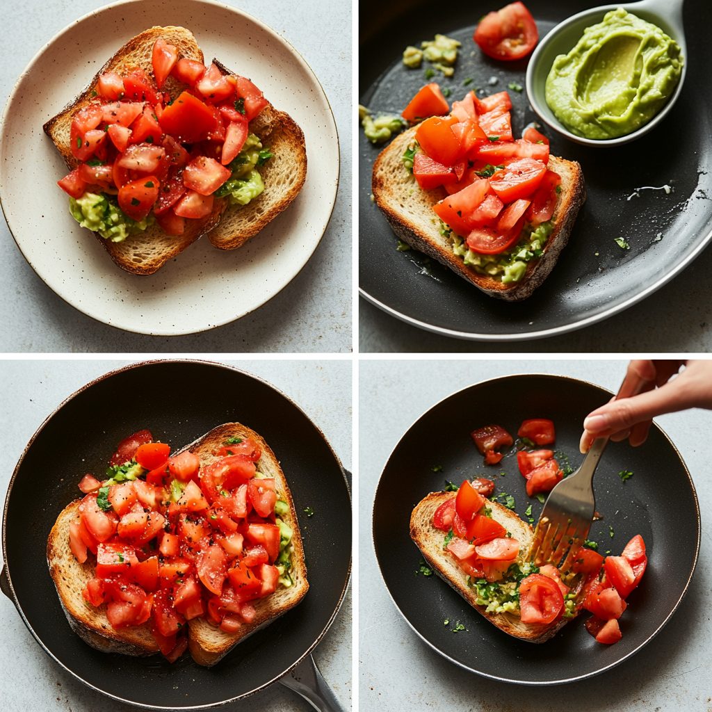 Avocado Toast with Tomato Olive Oil 3