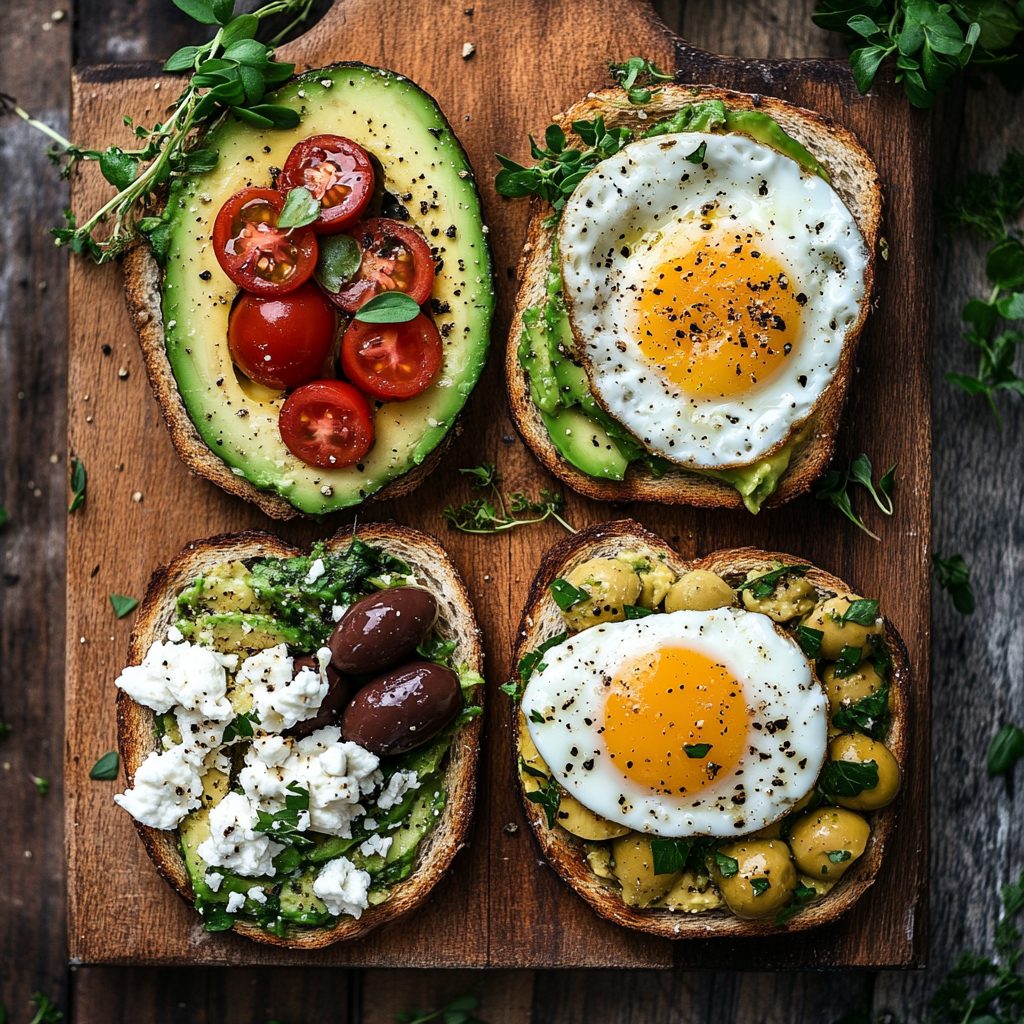 Avocado Toast with Tomato Olive Oil 5