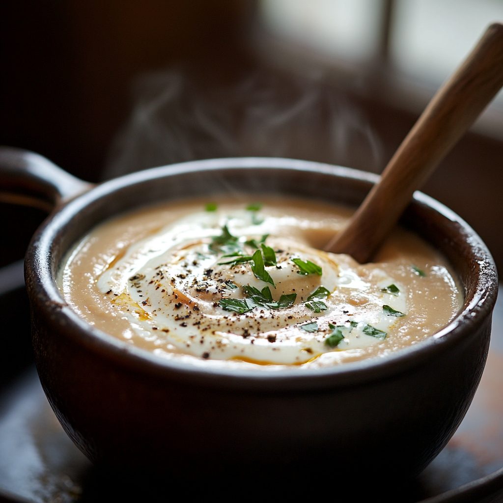 Barley Mushroom Soup 5