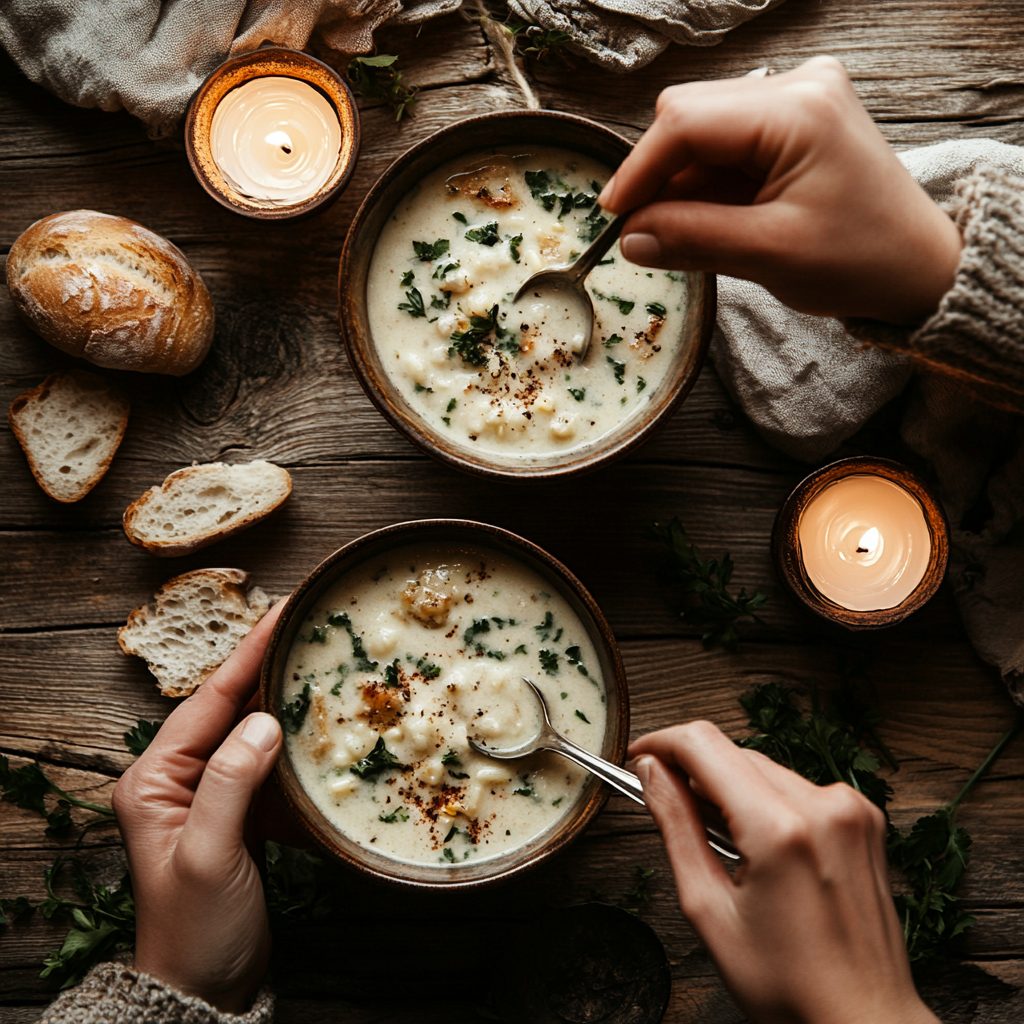 Barley Mushroom Soup 8