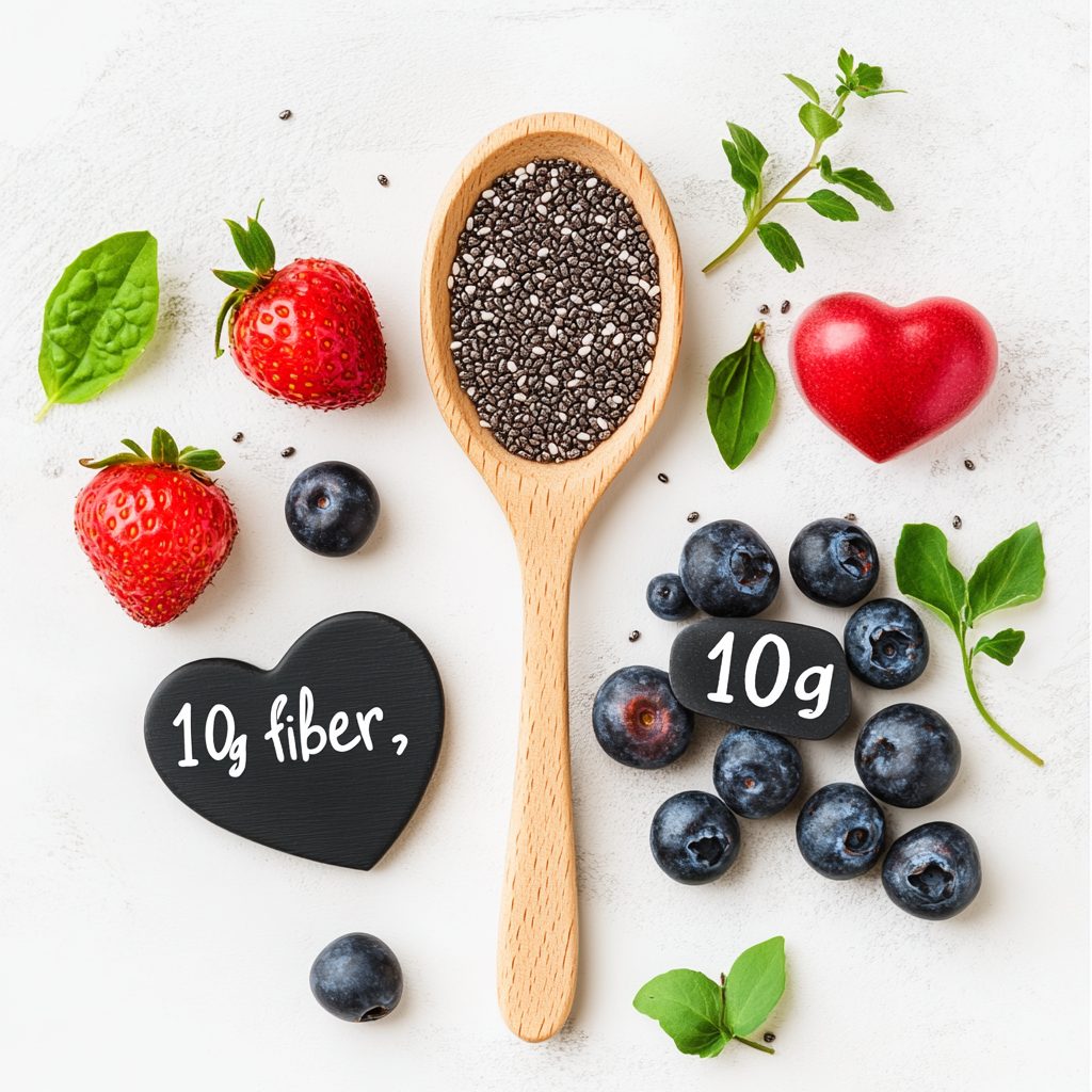 Chia Pudding with Almond Milk & Fresh Fruit 8 Chia Pudding with Almond Milk & Fresh Fruit