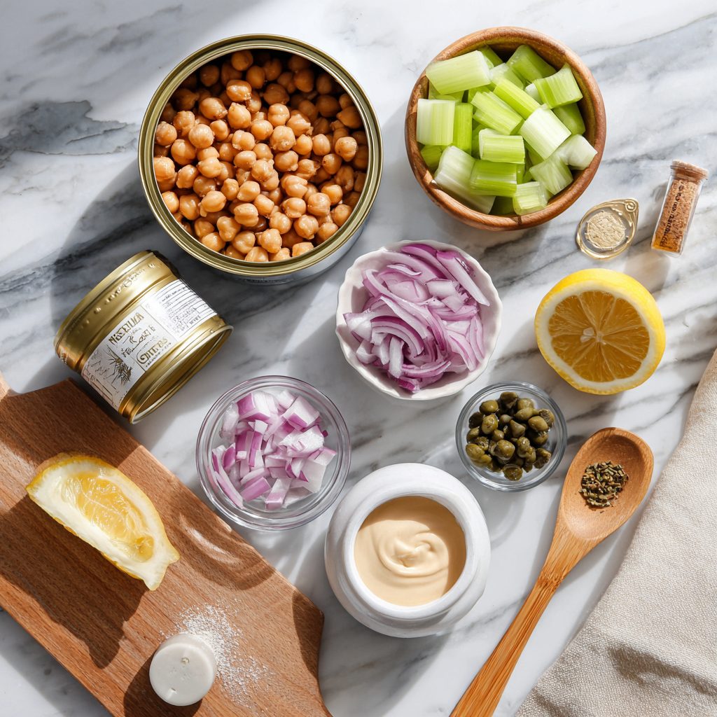 Chickpea “Tuna” Salad Wrap