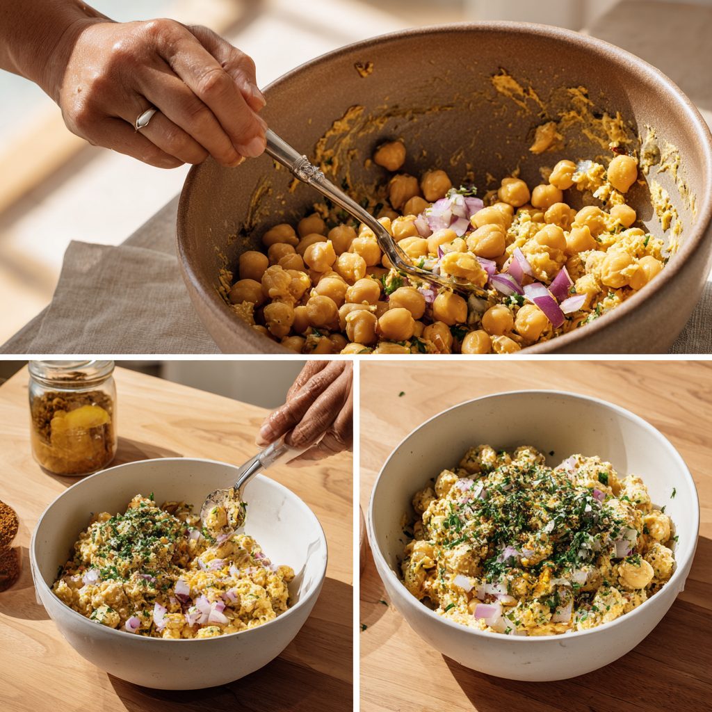 Chickpea “Tuna” Salad Wrap