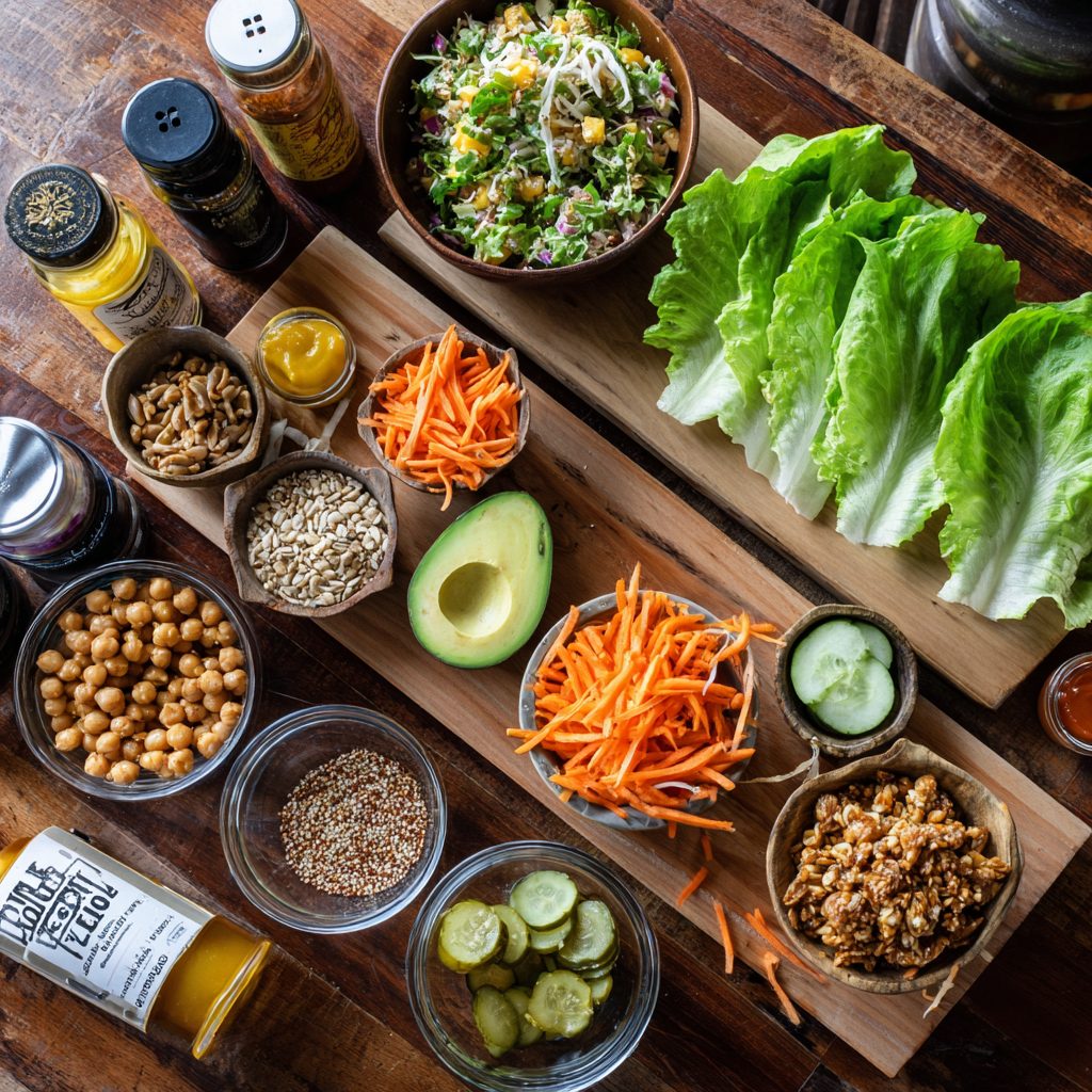 Chickpea “Tuna” Salad Wrap