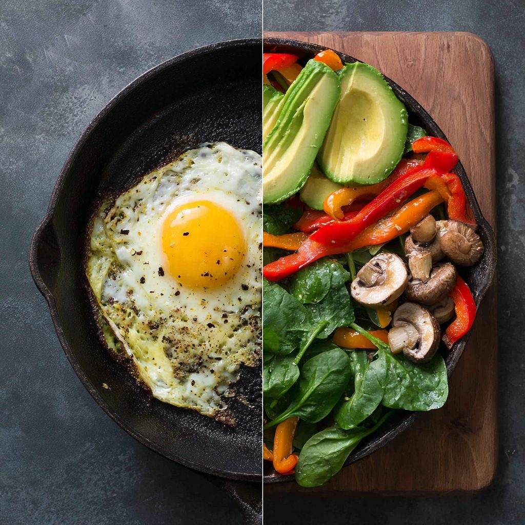 Eggs + Avocado + Sautéed Veggies 3 Eggs + Avocado + Sautéed Veggies
