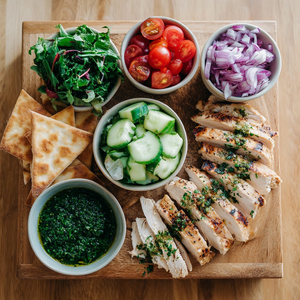 Grilled Chicken Shawarma Salad