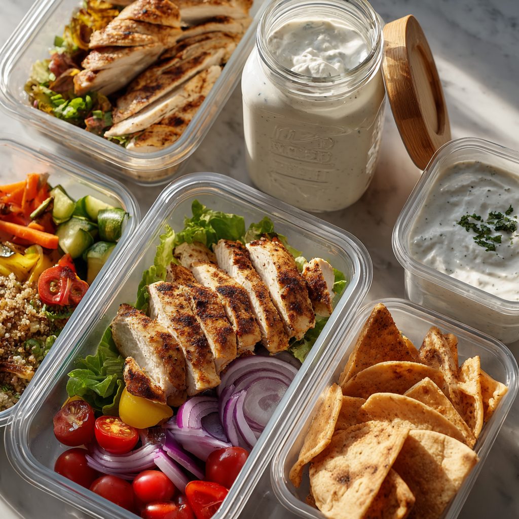 Grilled Chicken Shawarma Salad