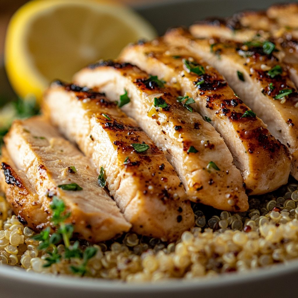 Grilled Lemon Herb Chicken with Quinoa 3 Grilled Lemon Herb Chicken with Quinoa 3 1