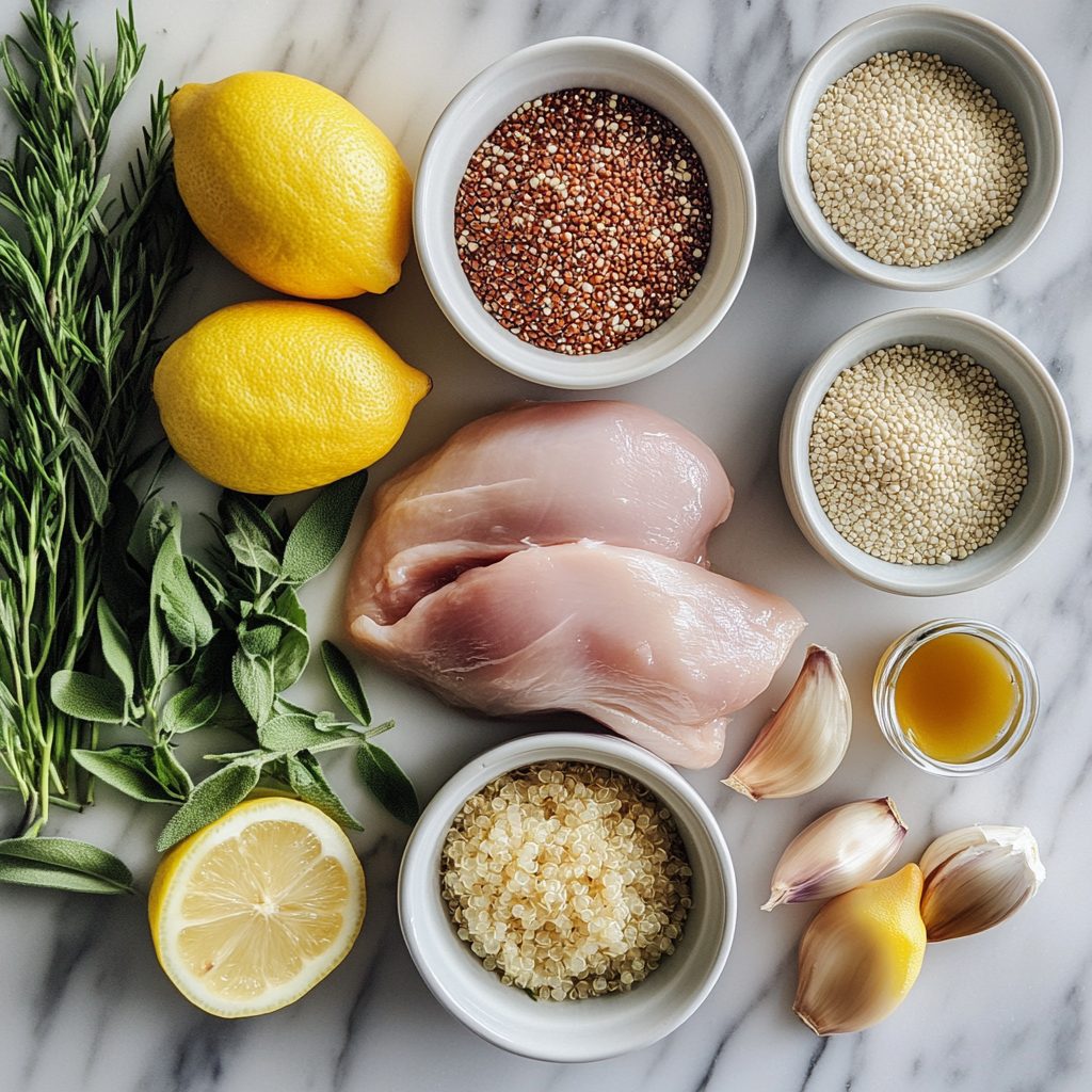 Grilled Lemon Herb Chicken with Quinoa 4 Grilled Lemon Herb Chicken with Quinoa 4