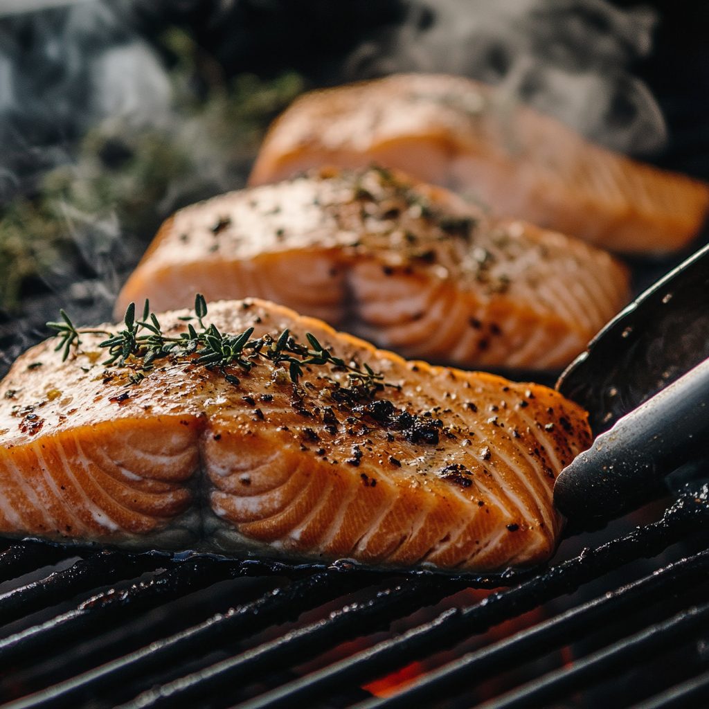 Grilled Salmon with Tomato-Caper Relish 3 Grilled Salmon with Tomato-Caper Relish