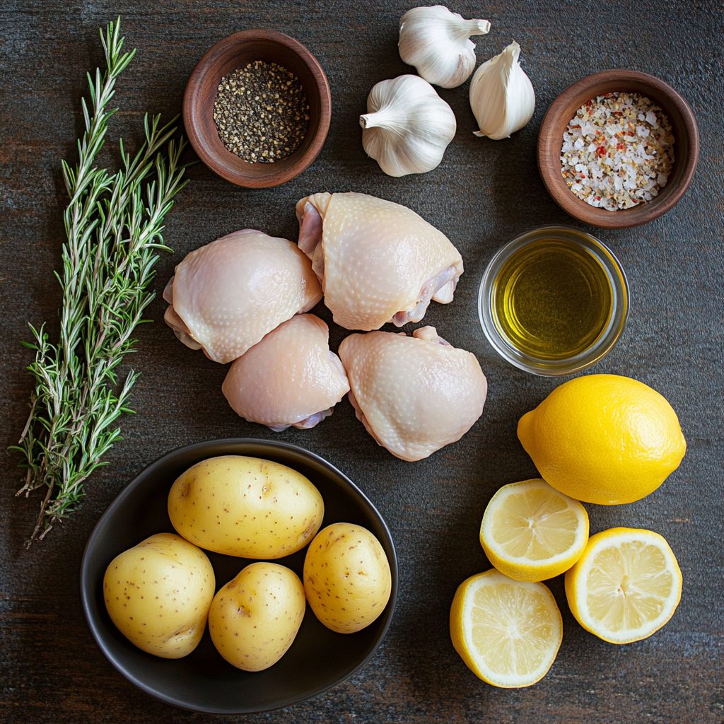 Lemon Herb Chicken with Roasted Potatoes 2