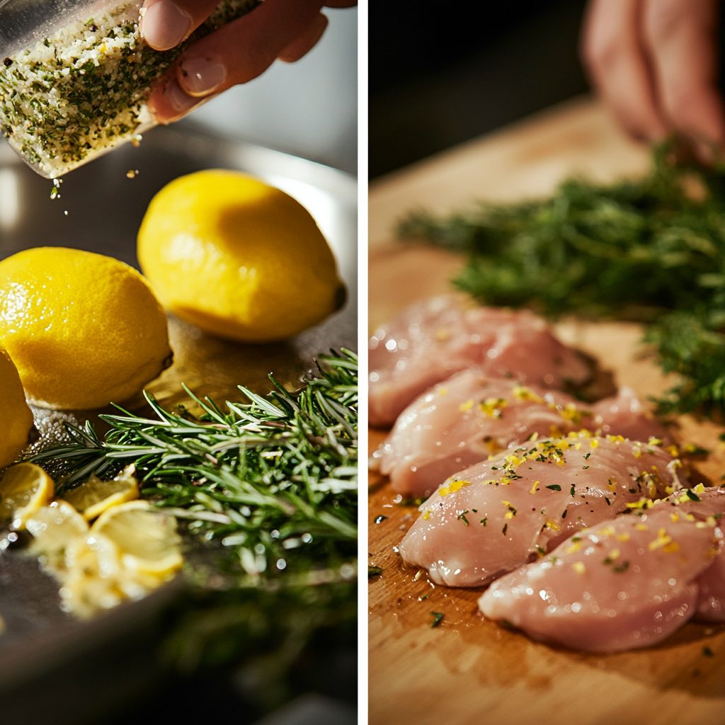 Lemon Herb Chicken with Roasted Potatoes 3