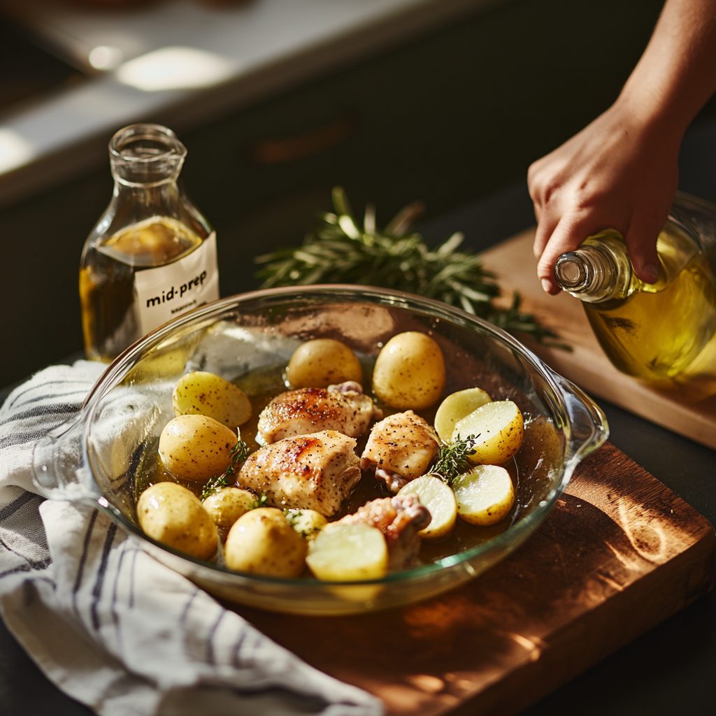 Lemon Herb Chicken with Roasted Potatoes 4