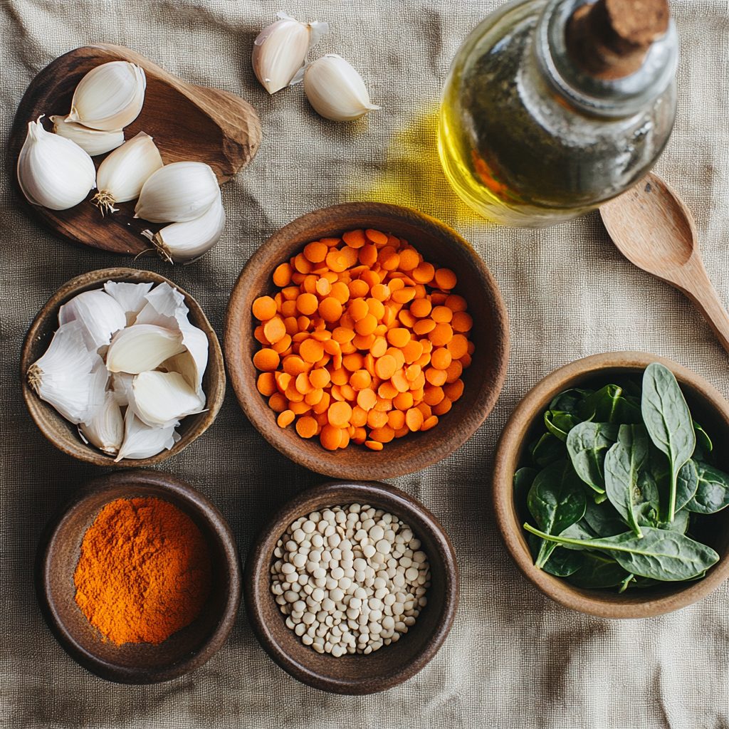 Lentil & Spinach Soup 3 Lentil Spinach Soup 2