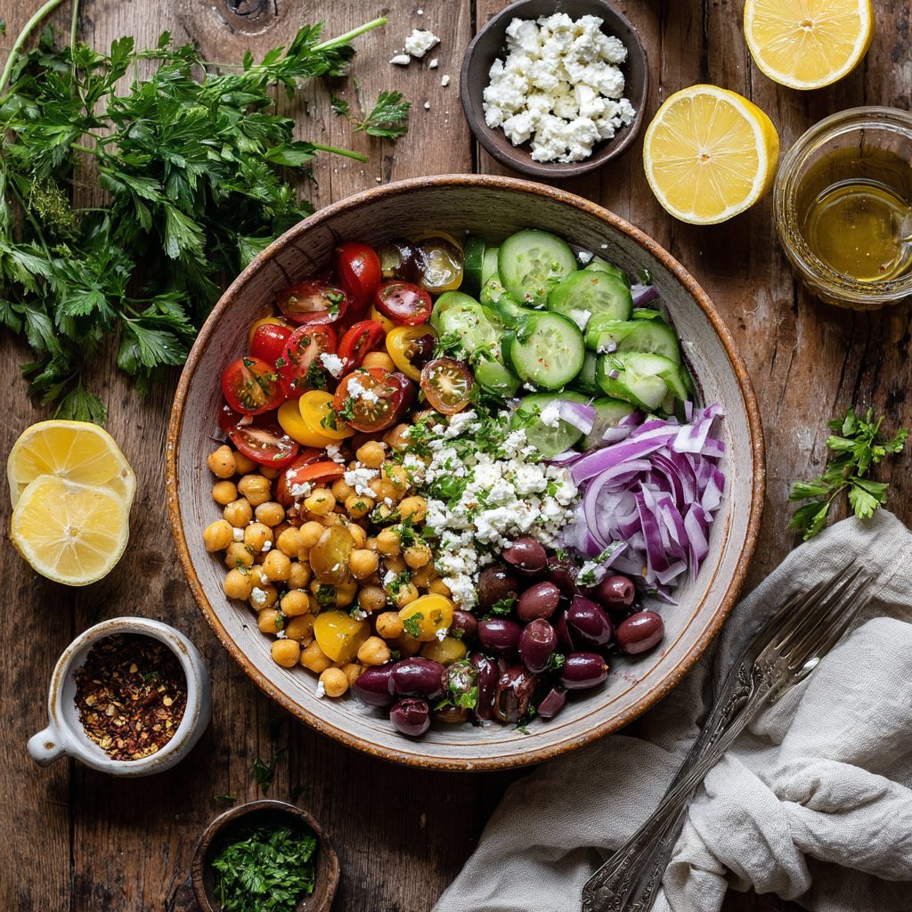 Mediterranean Chickpea Bowl 1