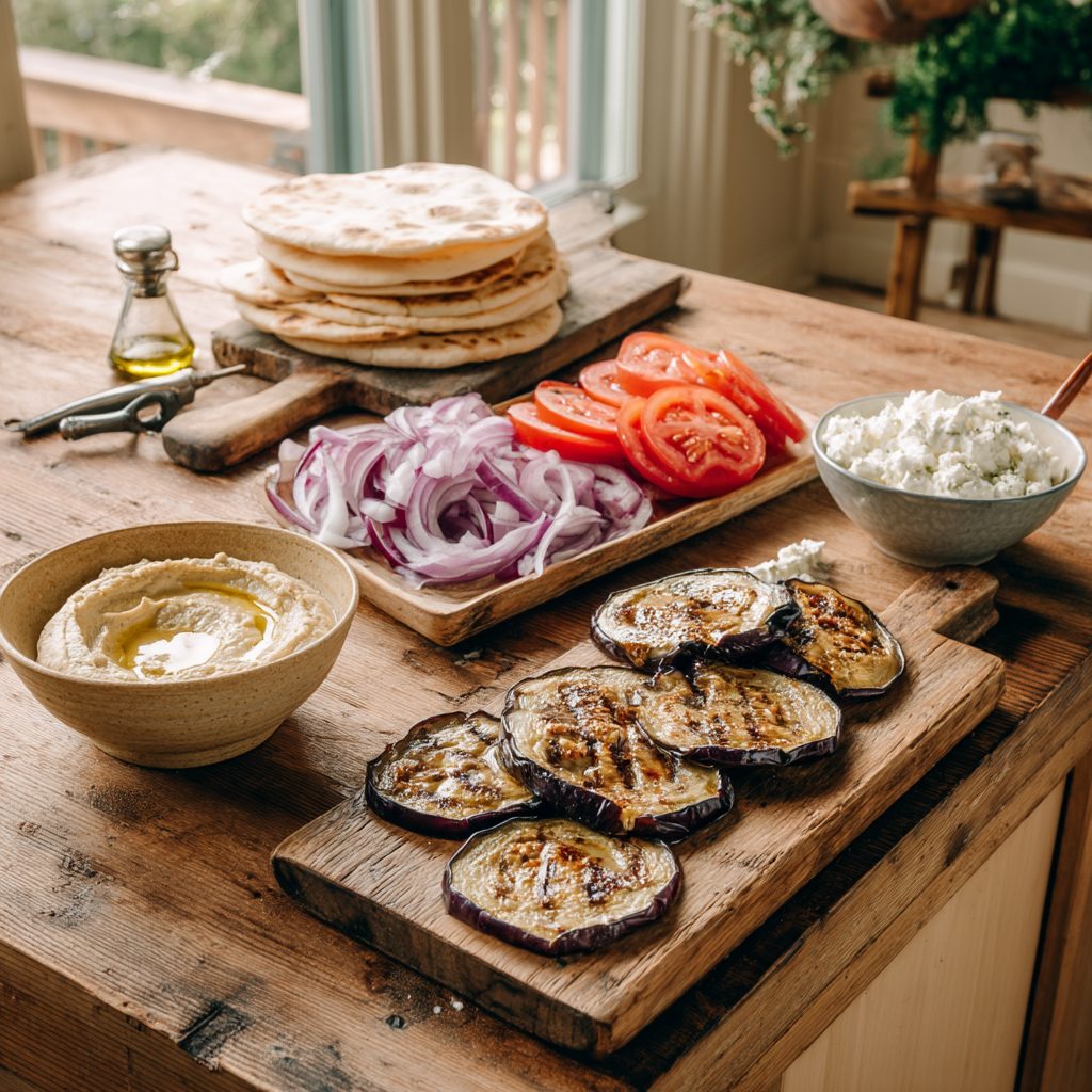 Mediterranean Eggplant Wrap
