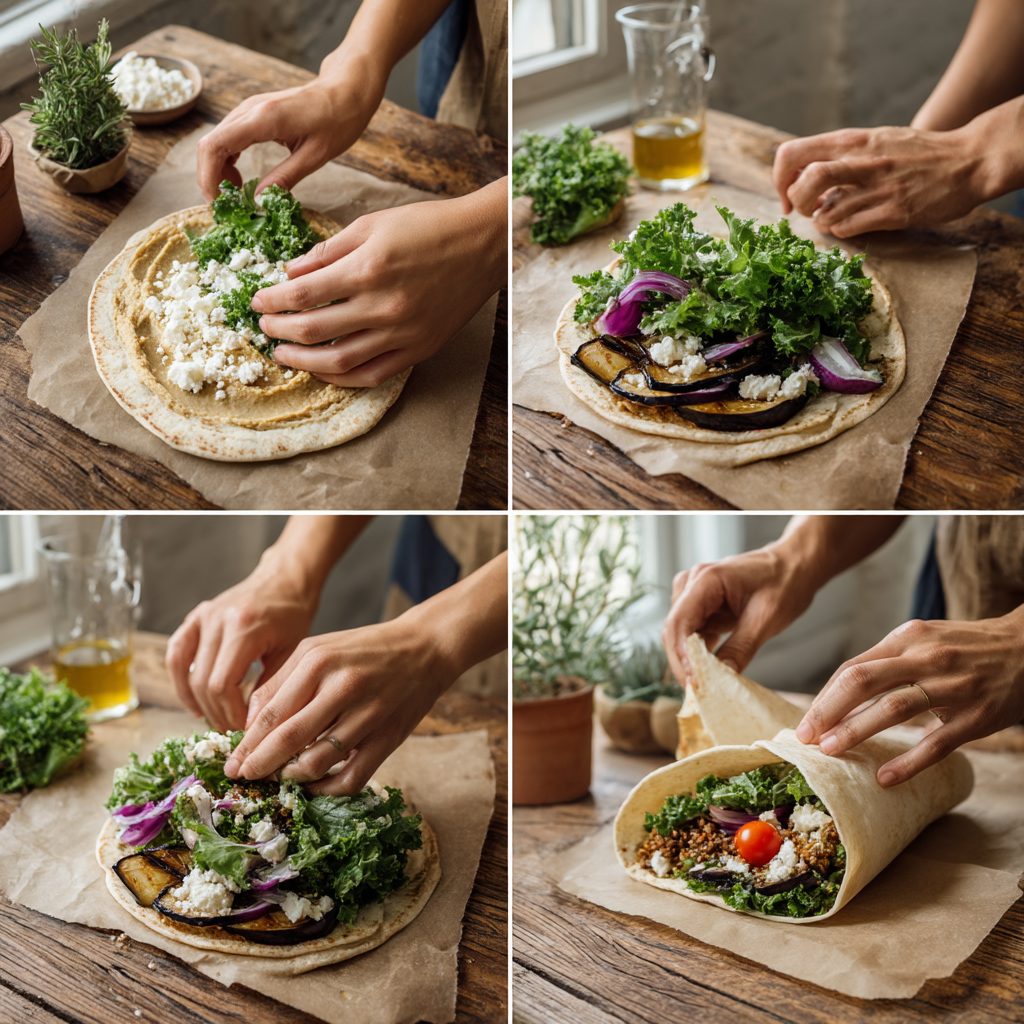 Mediterranean Eggplant Wrap