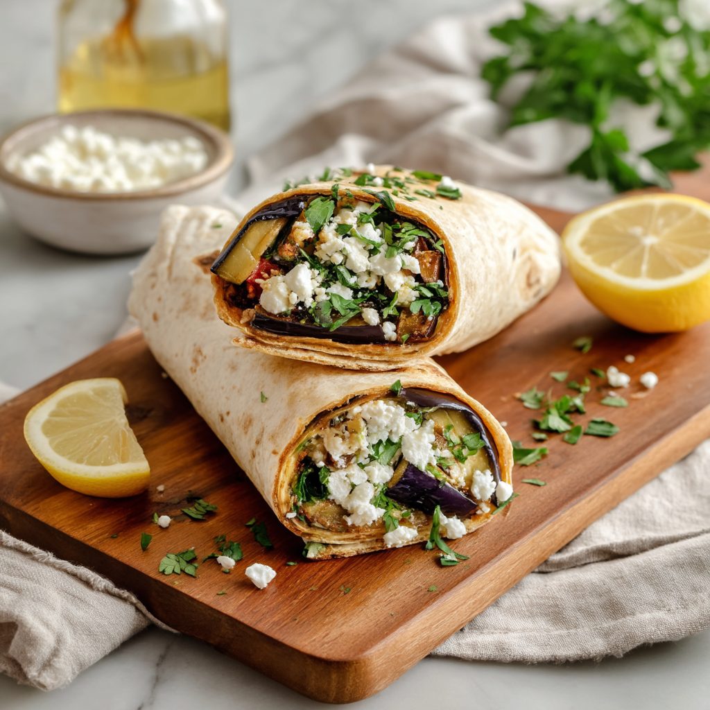 Mediterranean Eggplant Wrap