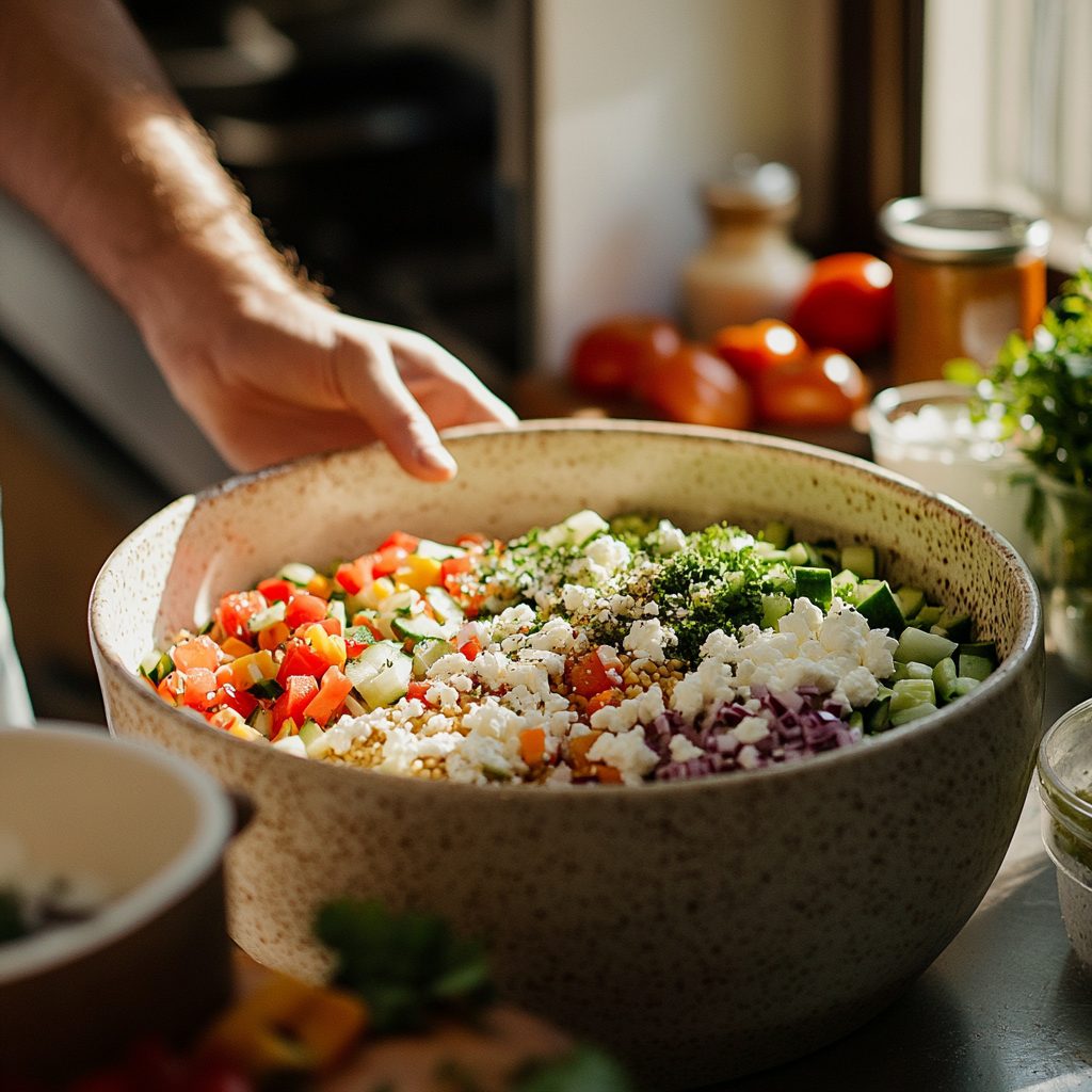 Mediterranean Grain Bowl 4