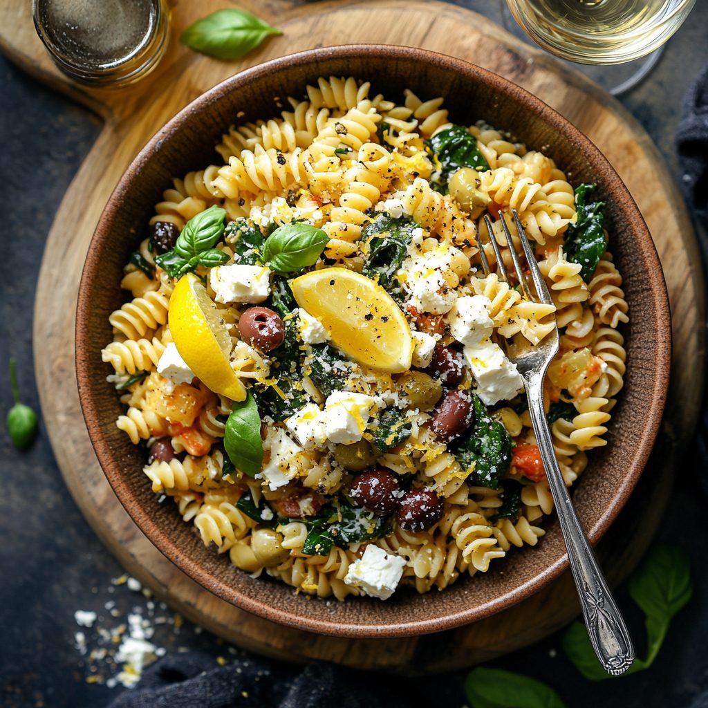 One Pot Mediterranean Pasta 7