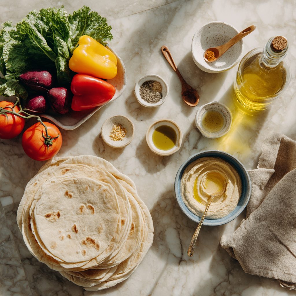 Roasted Veggie Pita Pockets