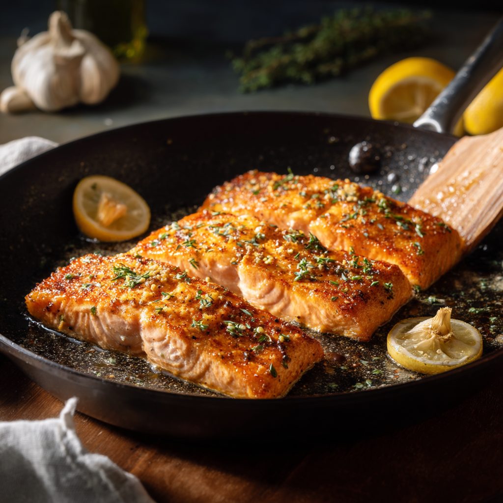 Salmon with Herbed Quinoa & Green Beans