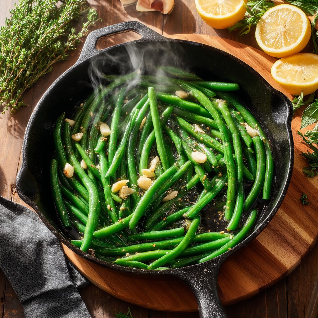 Salmon with Herbed Quinoa & Green Beans