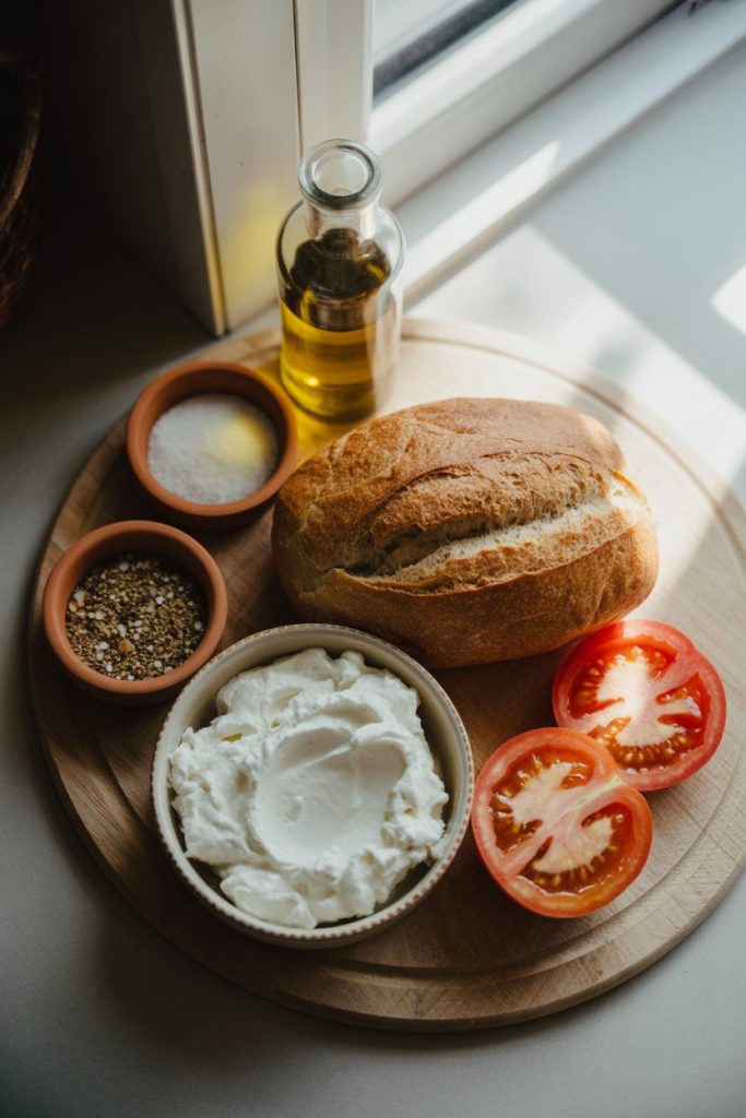 Savory Cottage Cheese Toast with Tomato & Za’atar