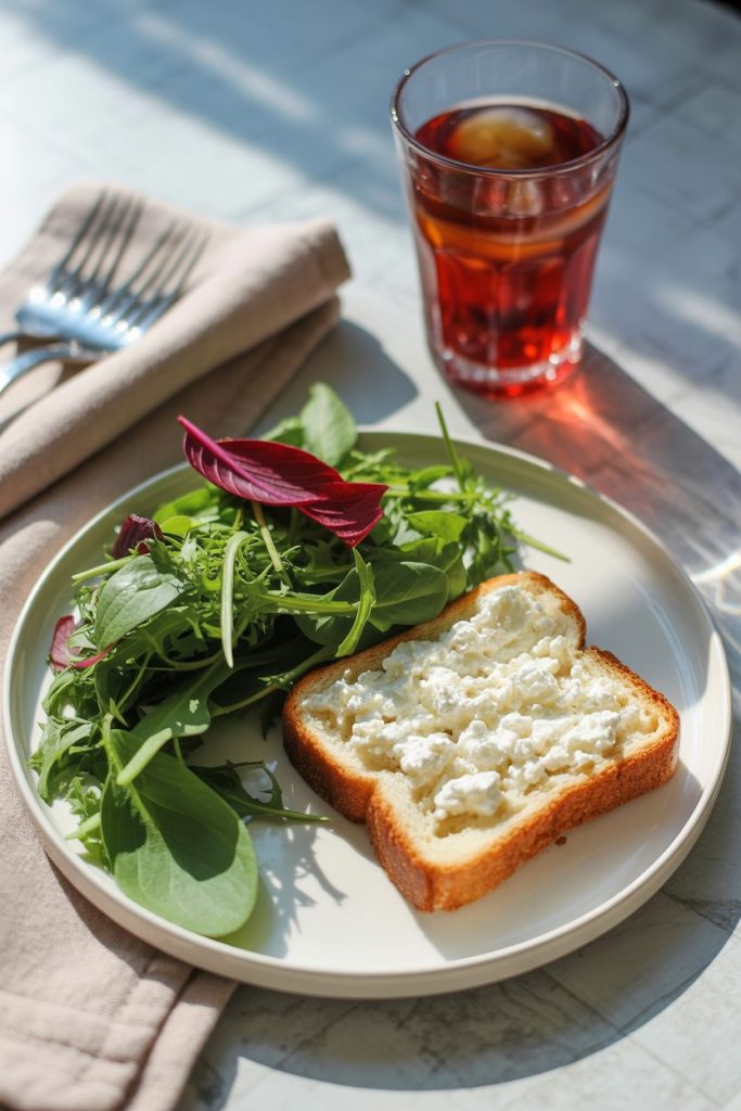 Savory Cottage Cheese Toast with Tomato & Za’atar