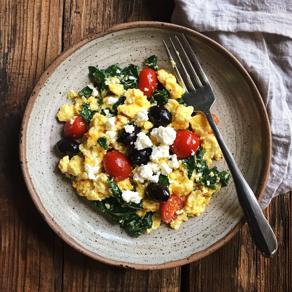 Savory Mediterranean Scramble 2 Savory Mediterranean Scramble