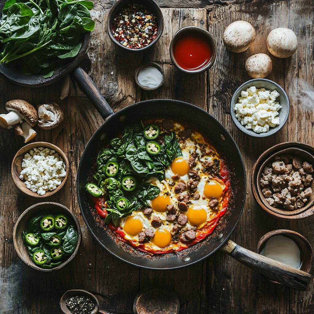 Shakshuka (Eggs in Spicy Tomato Sauce) 6 Shakshuka (Eggs in Spicy Tomato Sauce)
