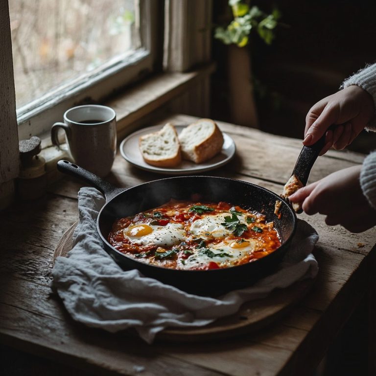 Shakshuka (Eggs in Spicy Tomato Sauce)