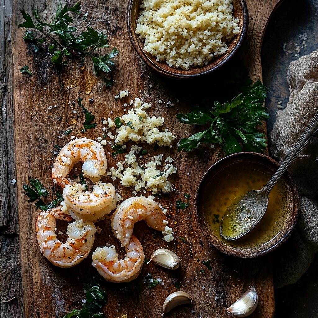 Shrimp Sauteed in Garlic Olive Oil 6