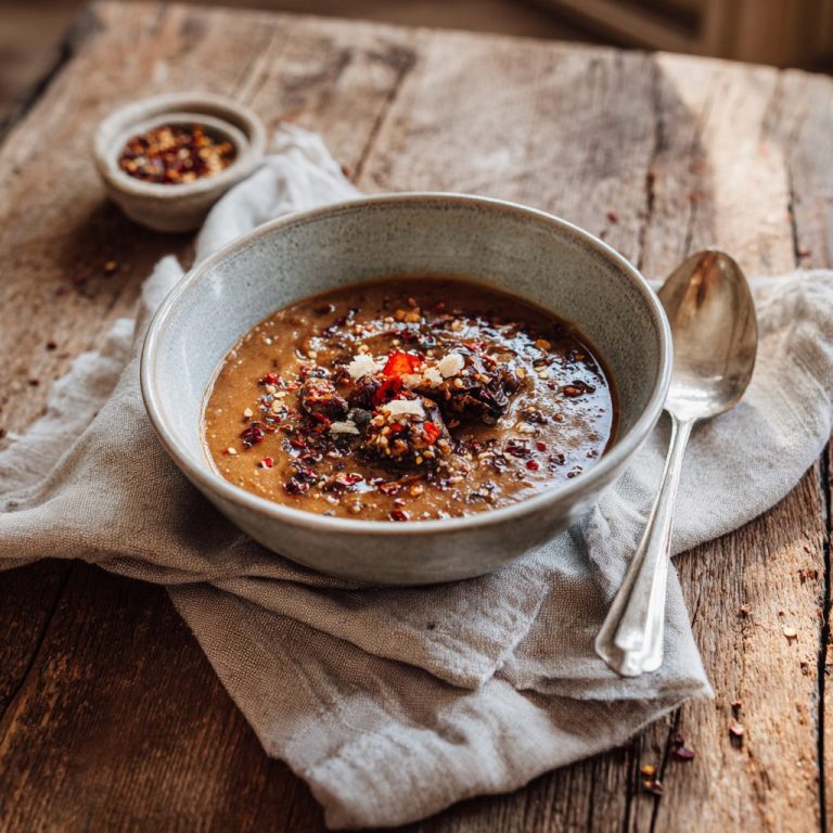 Spiced Lentil & Eggplant Stew