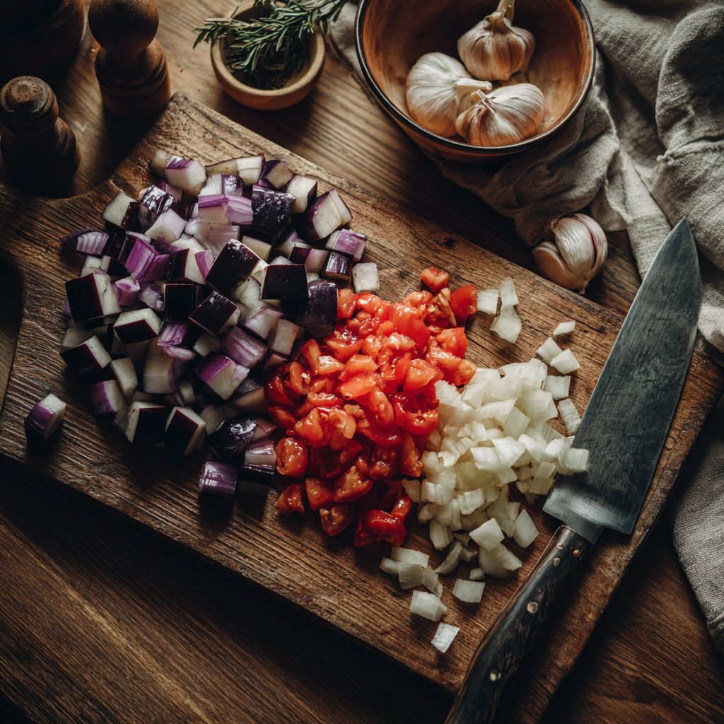 Spiced Lentil & Eggplant Stew