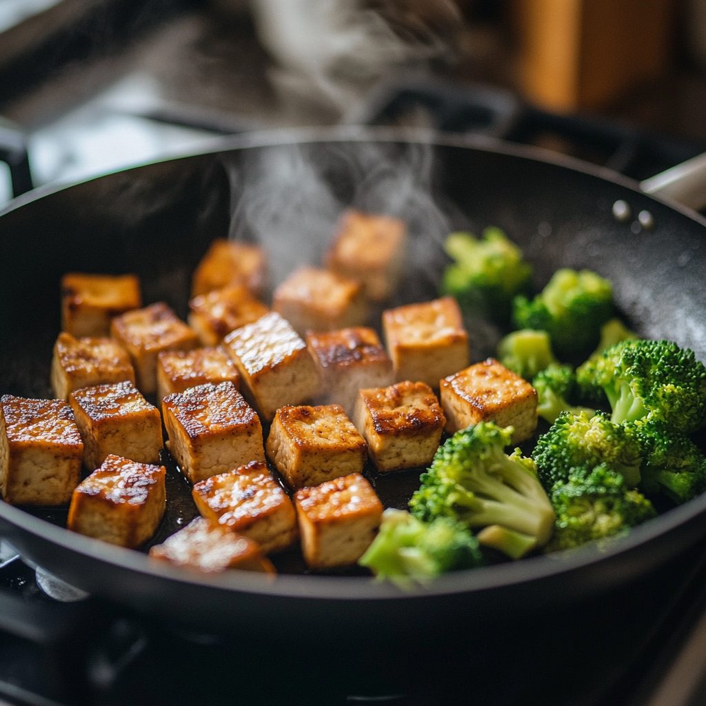Stir Fried Tofu Broccoli 3