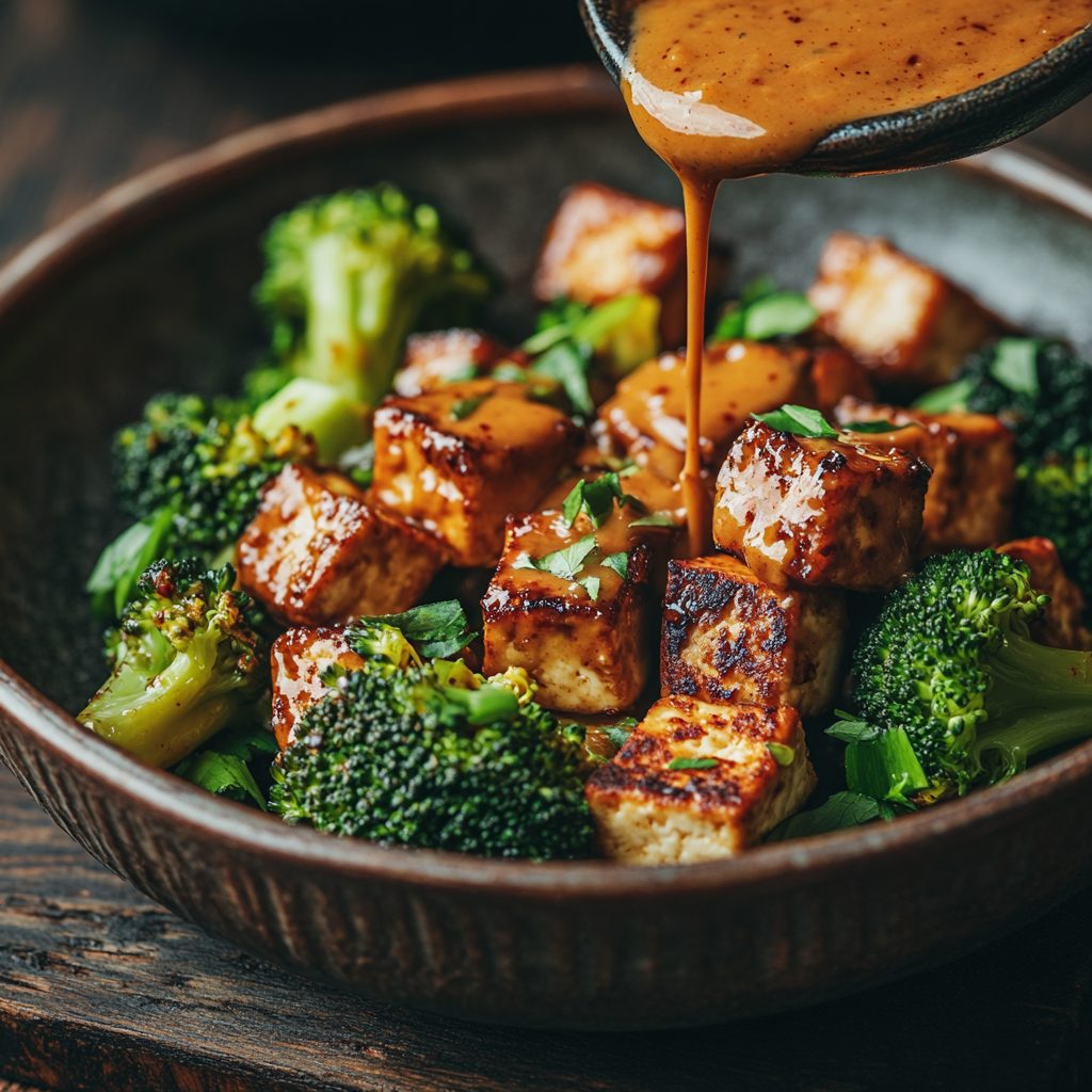 Stir Fried Tofu Broccoli 6