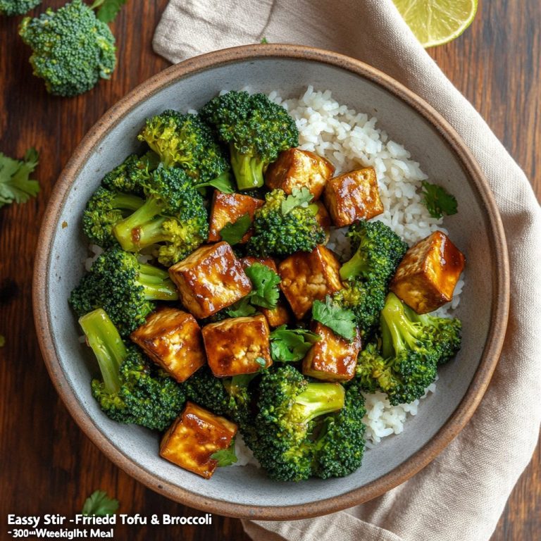 Stir-Fried Tofu & Broccoli 12 Stir-Fried Tofu & Broccoli