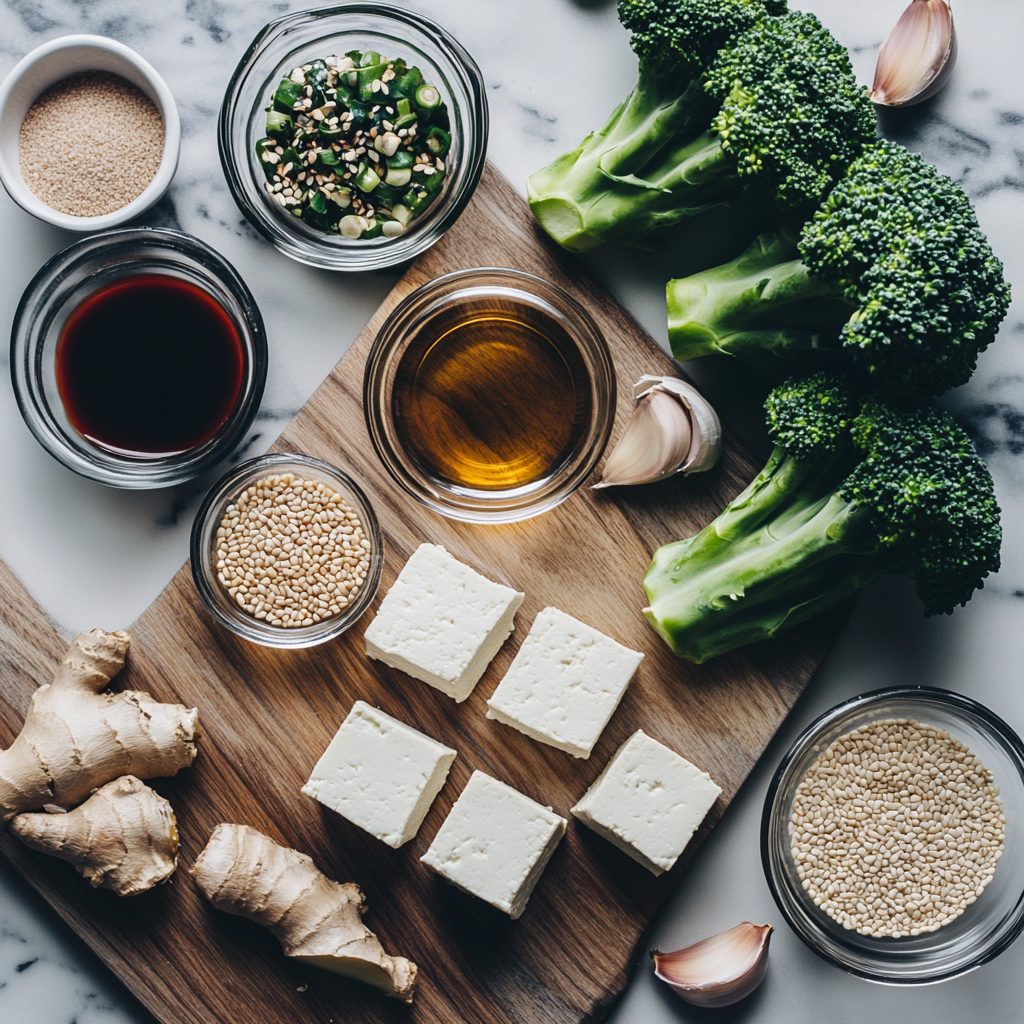 Stir-Fried Tofu with Broccoli and Brown Rice 4 Stir Fried Tofu with Broccoli and Brown Rice 3