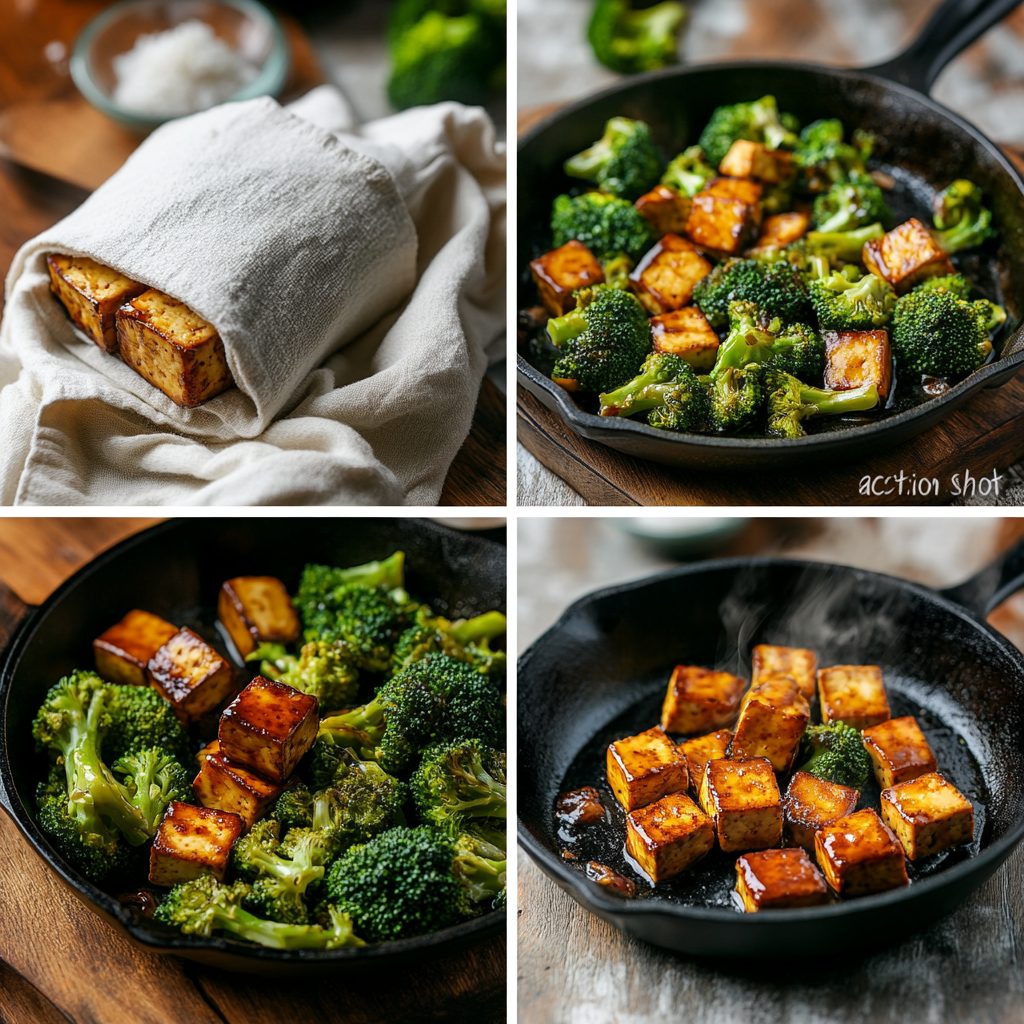 Stir-Fried Tofu with Broccoli and Brown Rice 5 Stir Fried Tofu with Broccoli and Brown Rice 4