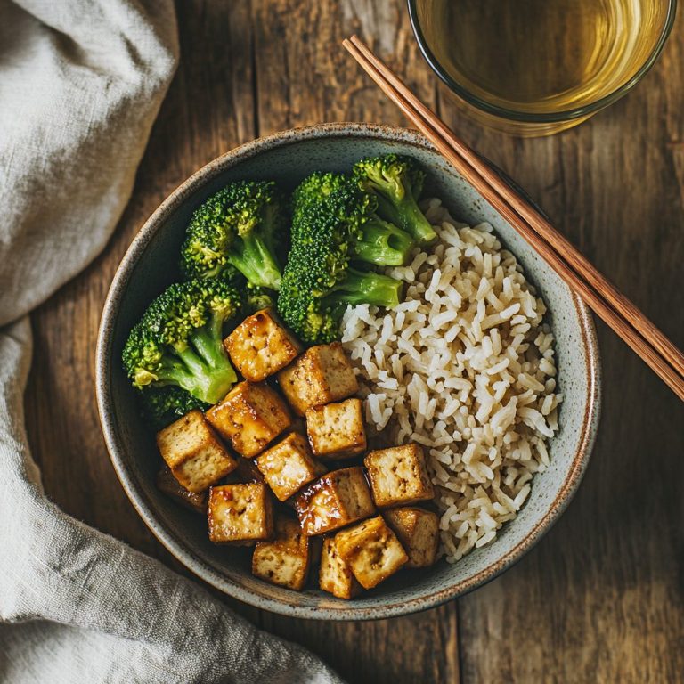 Stir-Fried Tofu with Broccoli and Brown Rice 16 Stir-Fried Tofu with Broccoli and Brown Rice