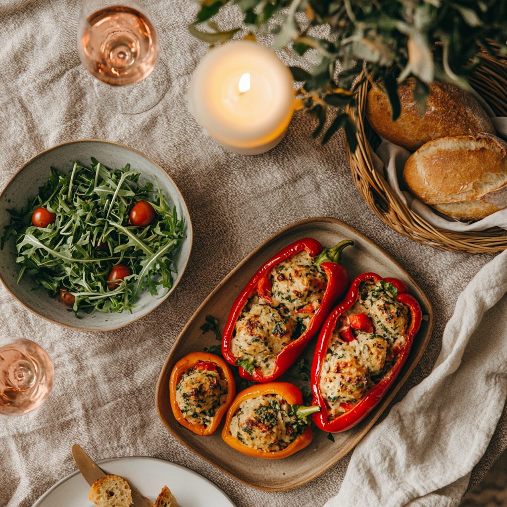 Stuffed Bell Peppers with Quinoa Veggies 15