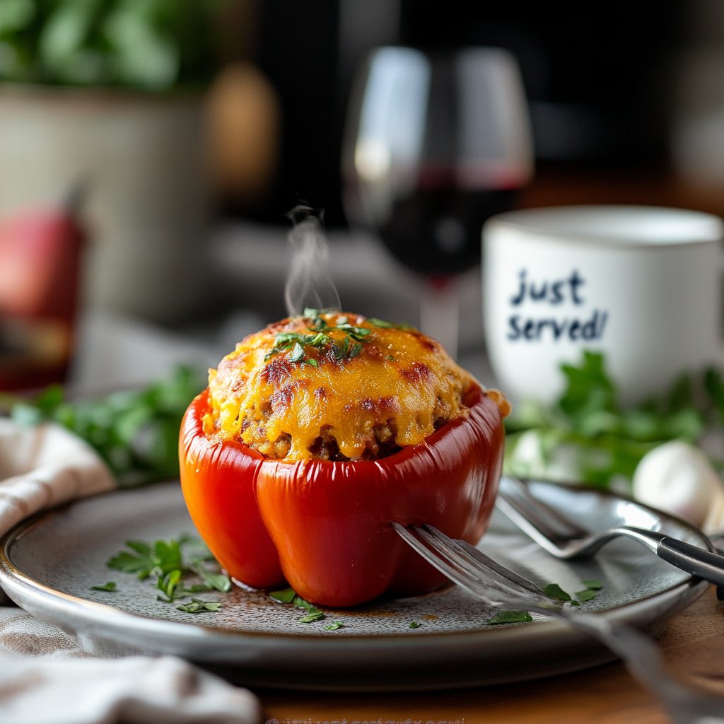 Stuffed Bell Peppers with Quinoa Veggies 17