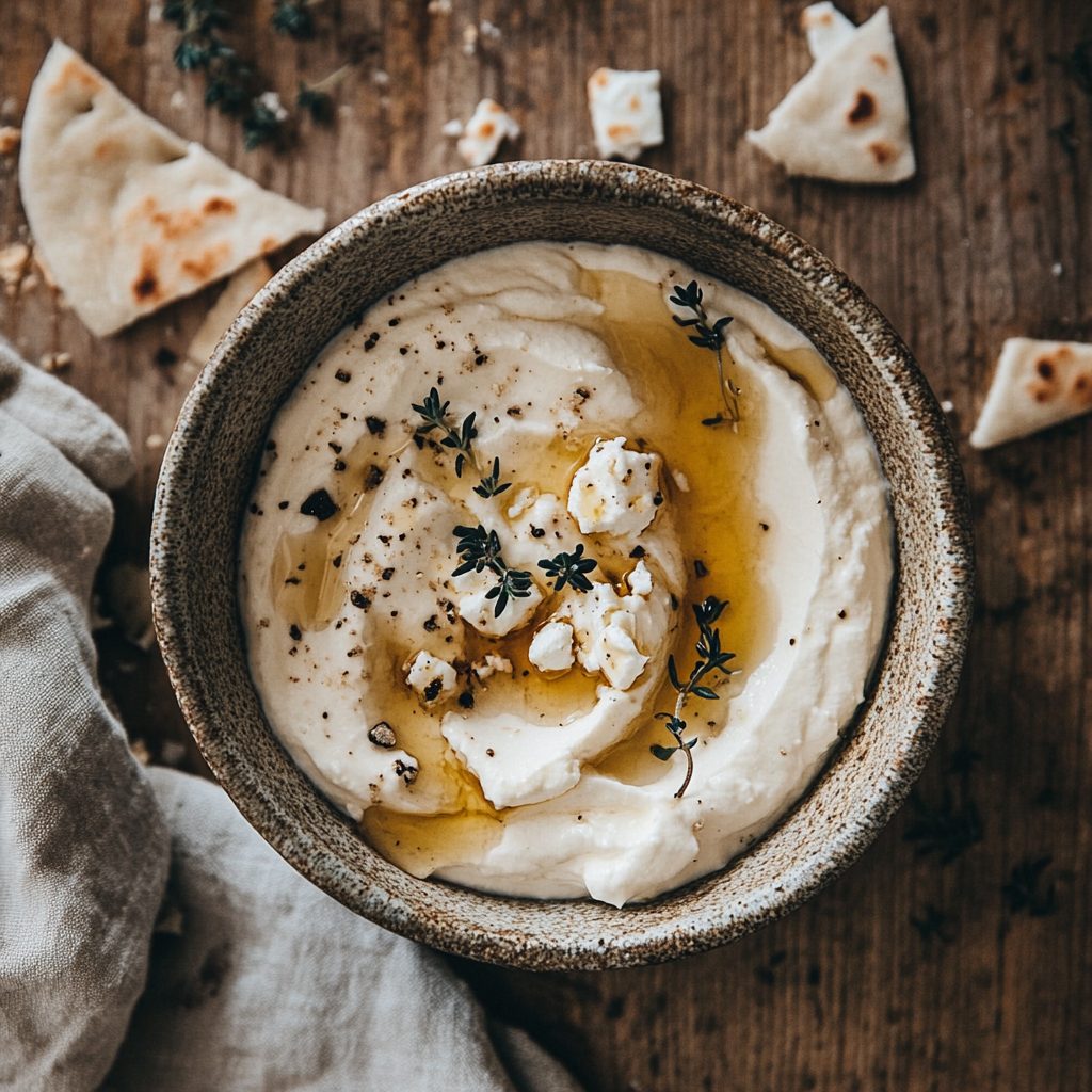 Whipped Feta Dip with Honey & Thyme