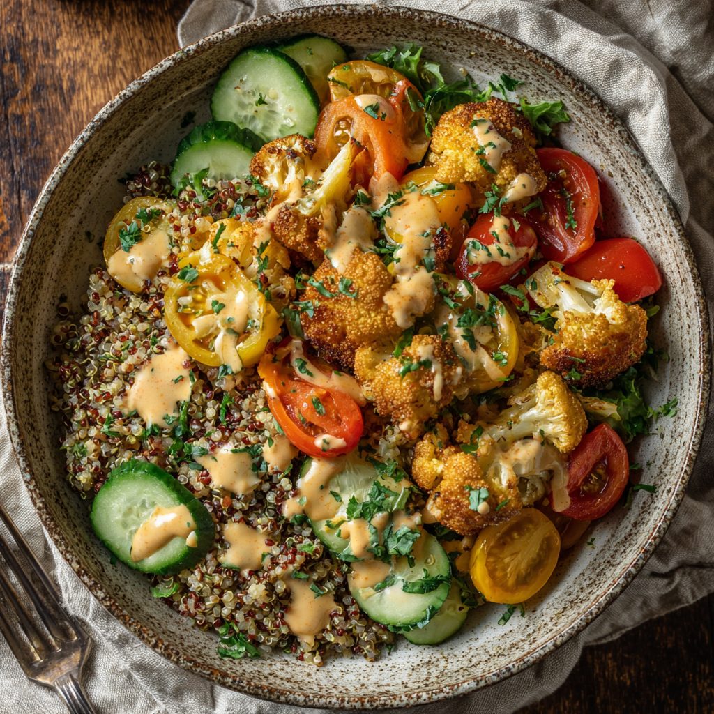Grilled Veggie Platter with Hummus