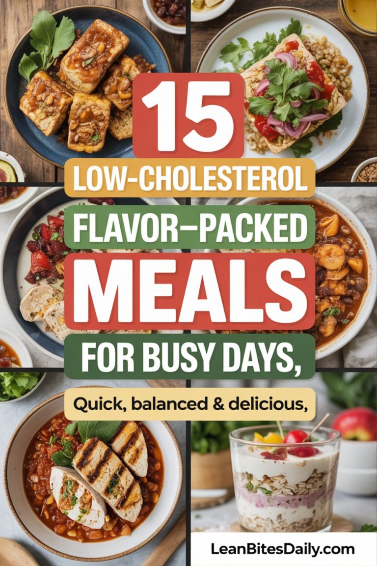 15 Low Cholesterol Meals for Busy Days (Flavor-Packed & Fast) 11 15 Low Cholesterol Meals for Busy Days