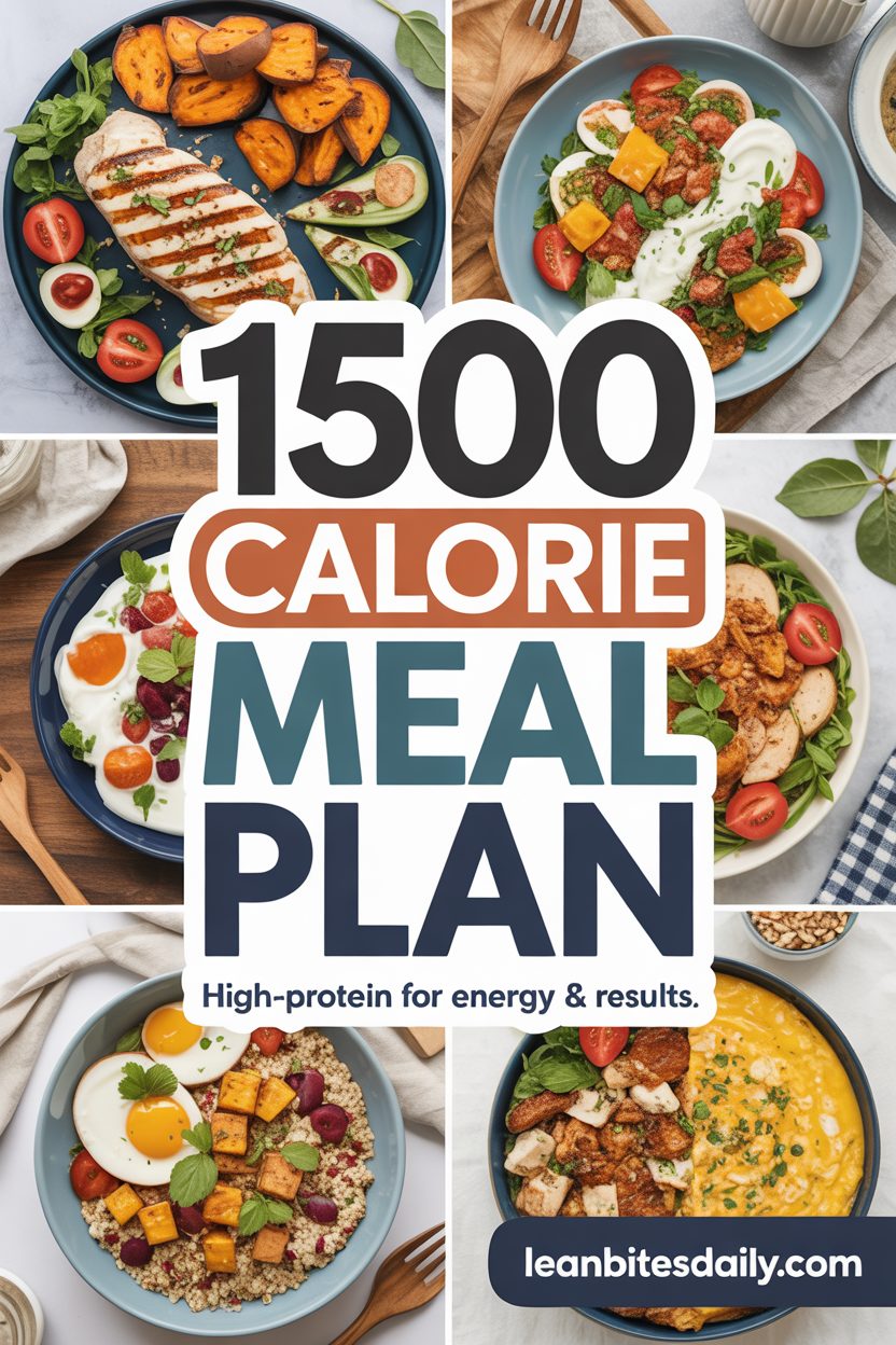 1500 Calorie High-Protein Meal Plan
