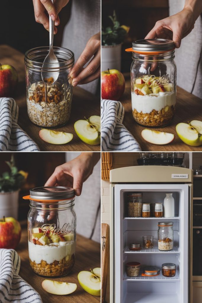 Apple Pie Overnight Oats