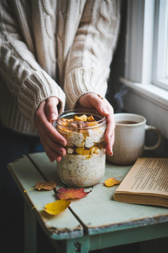 Apple Pie Overnight Oats 5