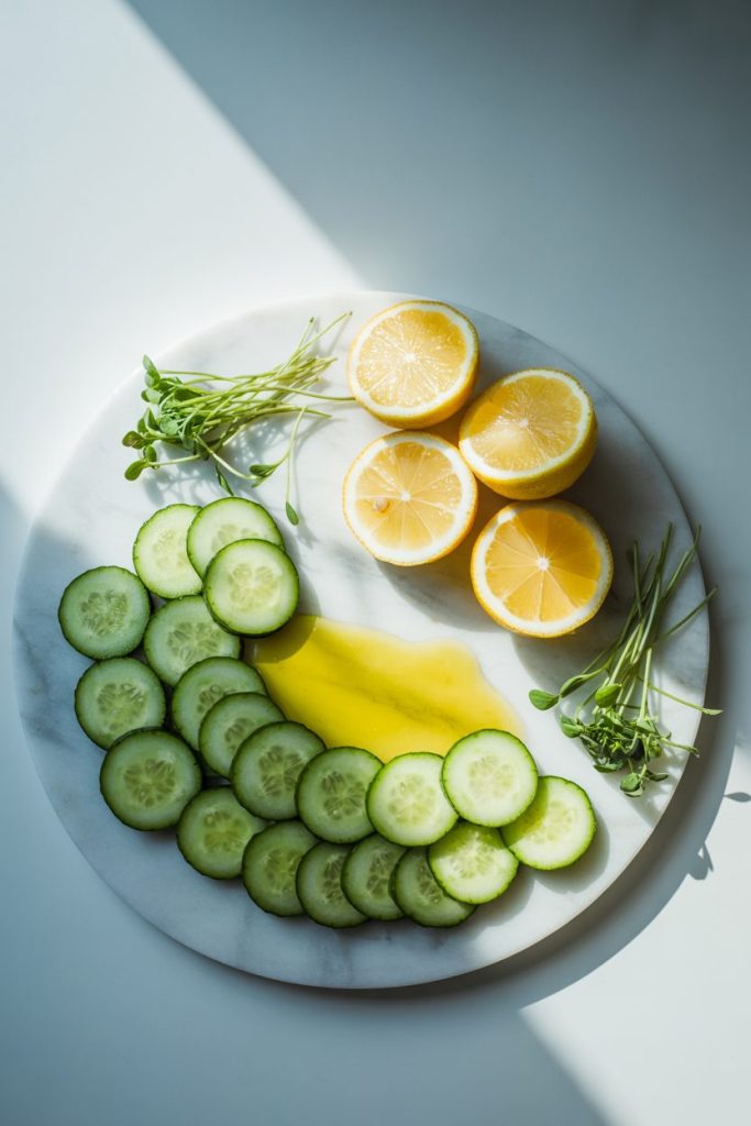 Avocado Toast on Cucumber Slices 2